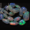 7 inches - Most Beautifull Amazing - AAAAAAA - Tope Grade Quality Ethiopian OPAL - Smooth Polished Nuggest huge Size 7 - 12 mm long